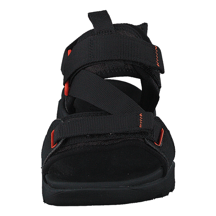 Ripcord 2 Strap Sandal Black Webbing