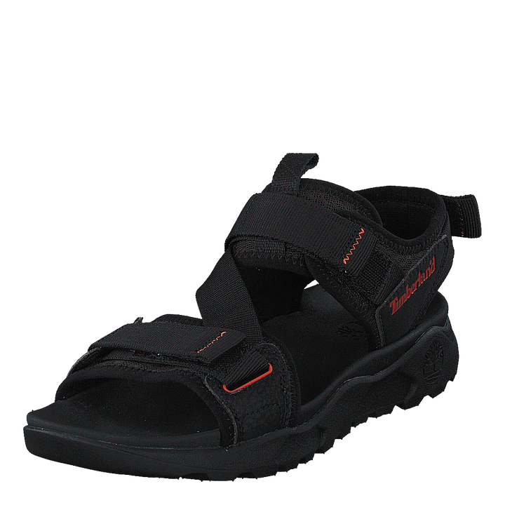 Ripcord 2 Strap Sandal Black Webbing