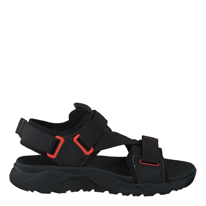 Ripcord 2 Strap Sandal Black Webbing