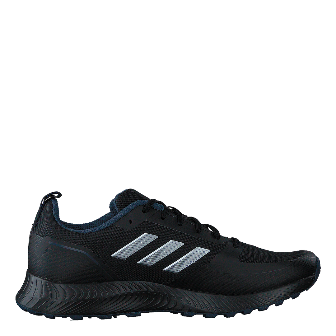 Run Falcon 2.0 TR Shoes Core Black Silver Metallic Crew Navy