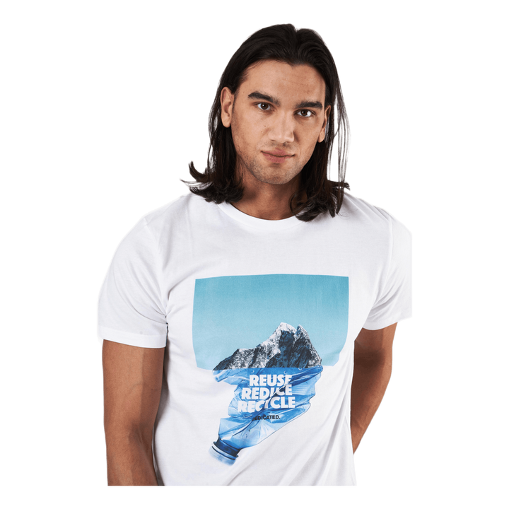 T-shirt Stockholm Recycle Moun White