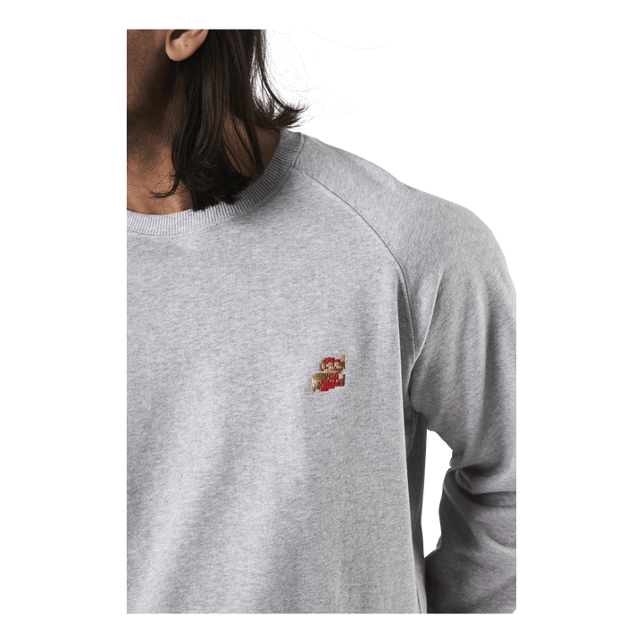 Sweatshirt Malmoe Super Mario Grey Melange