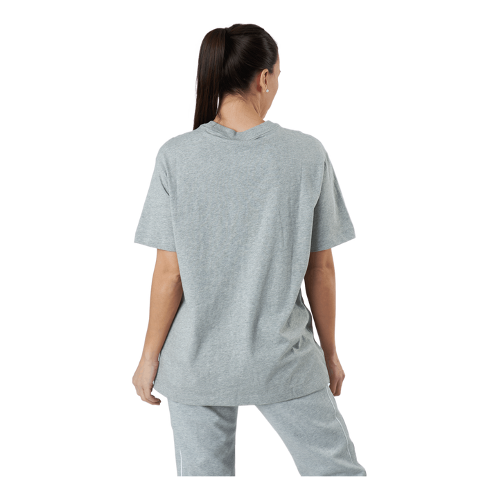 Essential Women's Top Dk Grey Heather/white