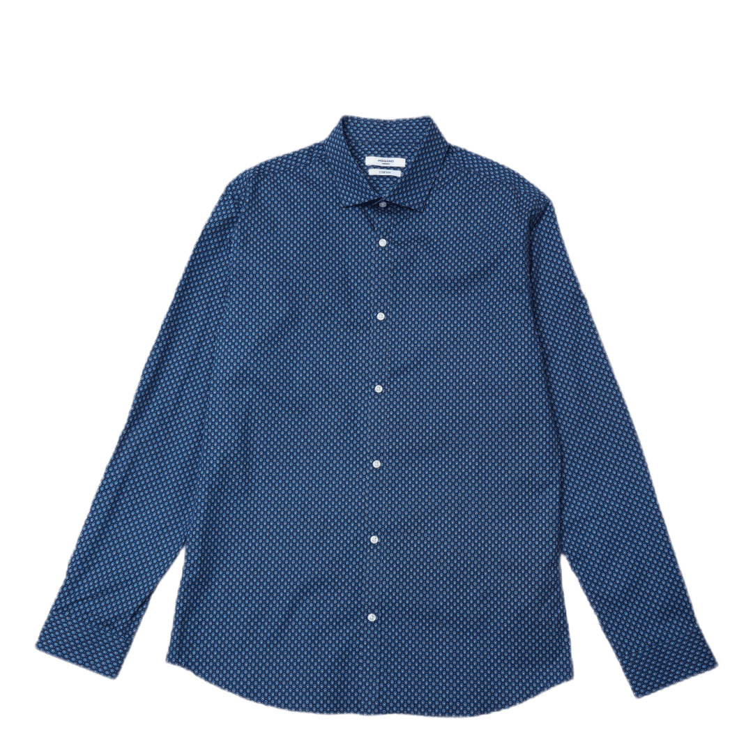 Blackpool Stretch Shirt L/s Navy Blazer