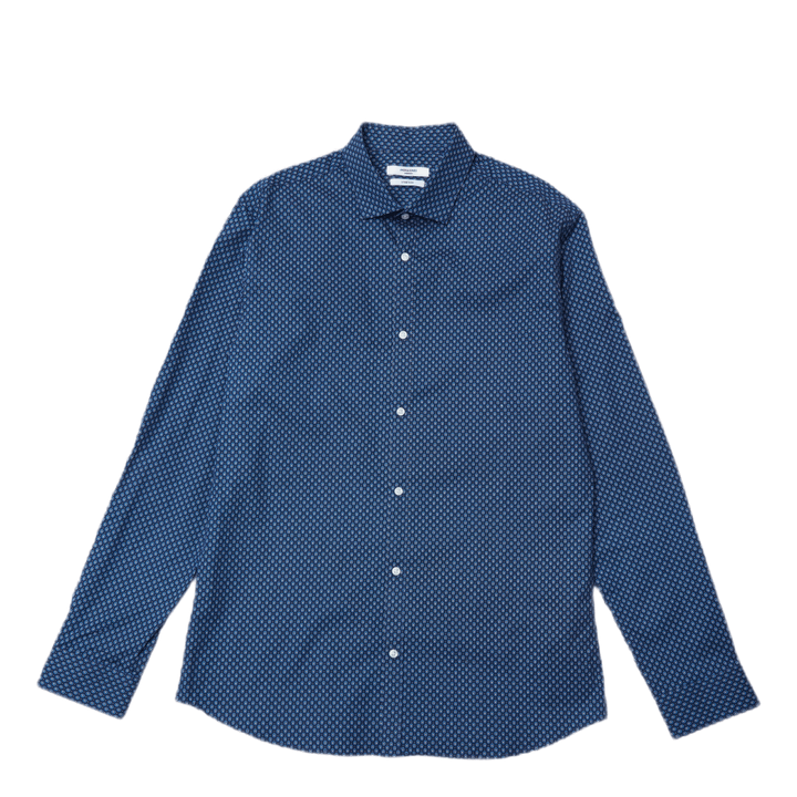 Blackpool Stretch Shirt L/s Navy Blazer