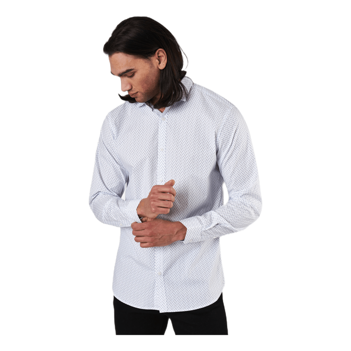 Blackpool Stretch Shirt L/s White