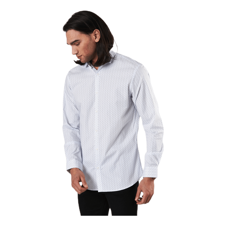 Blackpool Stretch Shirt L/s White