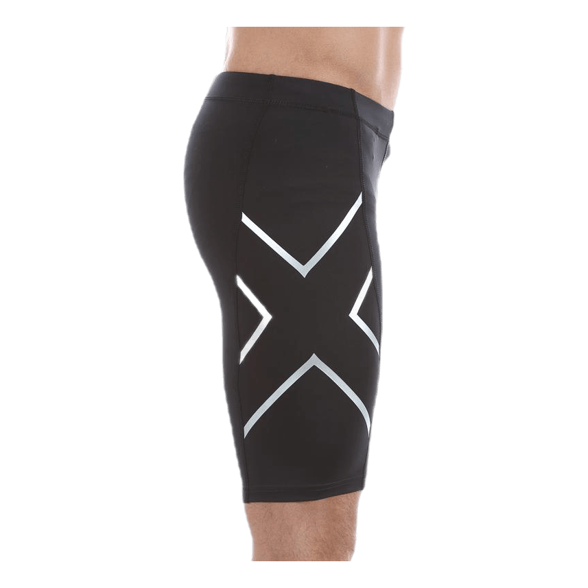 TR2 Compression Shorts Black/Silver