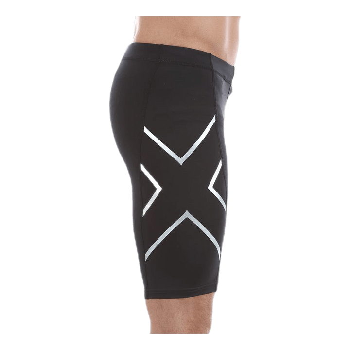 TR2 Compression Shorts Black/Silver