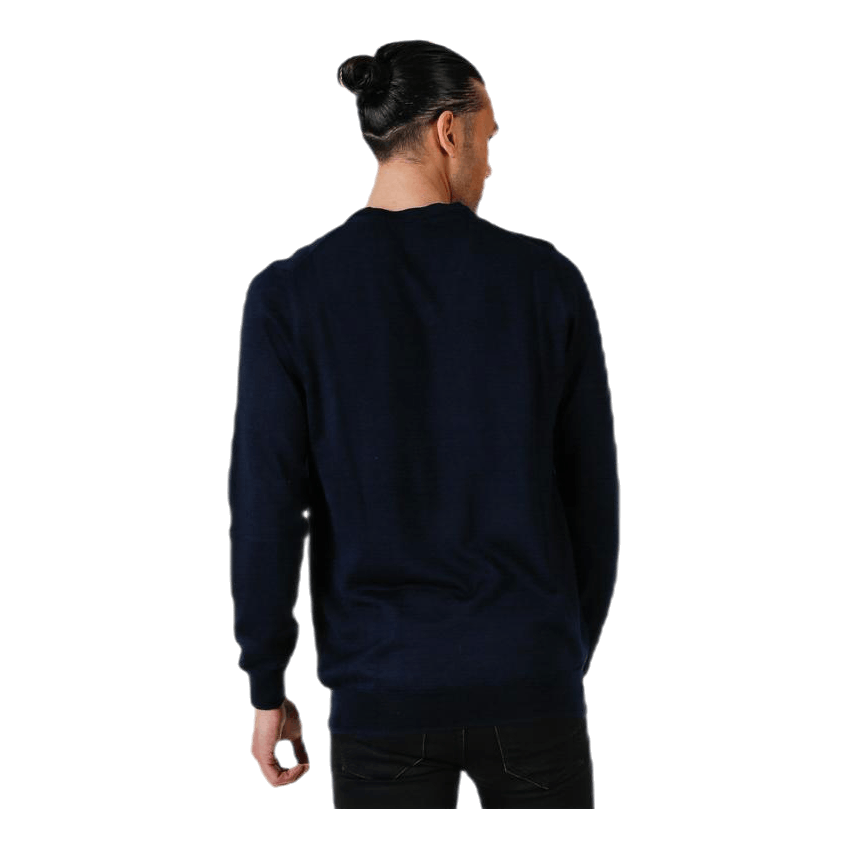 V-Neck Pullover Blue