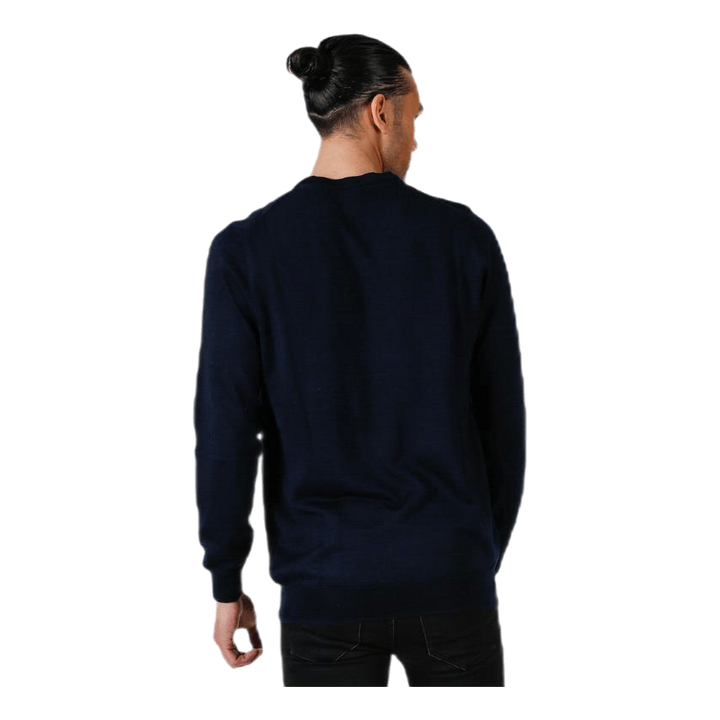 V-Neck Pullover Blue