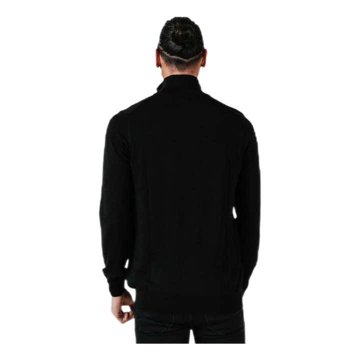 Quarter Zip Pullover Black