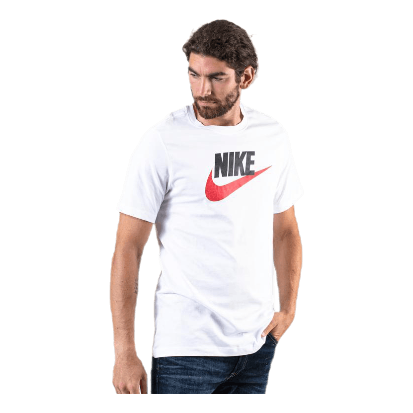 Sportswear Men's T-Shirt WHITE/BLACK/UNIVERSITY RED