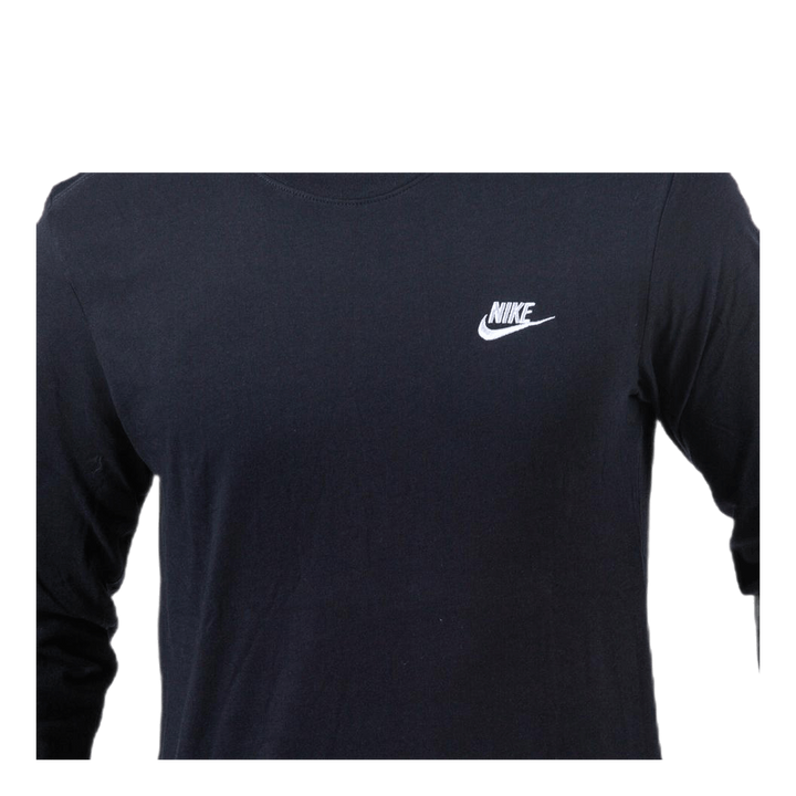 Sportswear Men's Long-Sleeve T-Shirt BLACK/WHITE