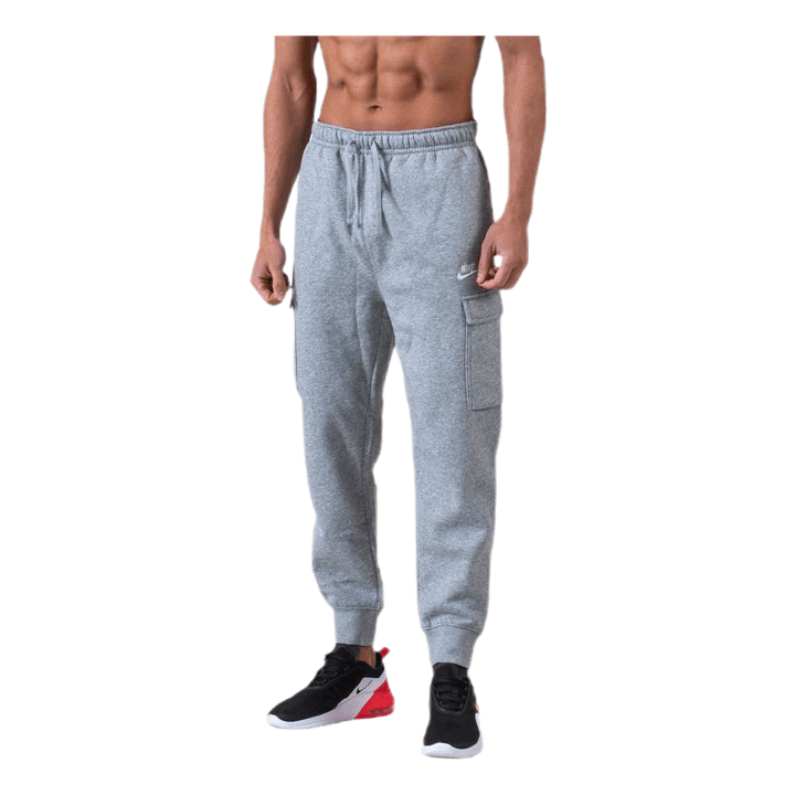 Sportswear Club Fleece Men's Cargo Pants DK GREY HEATHER/MATTE SILVER/WHITE