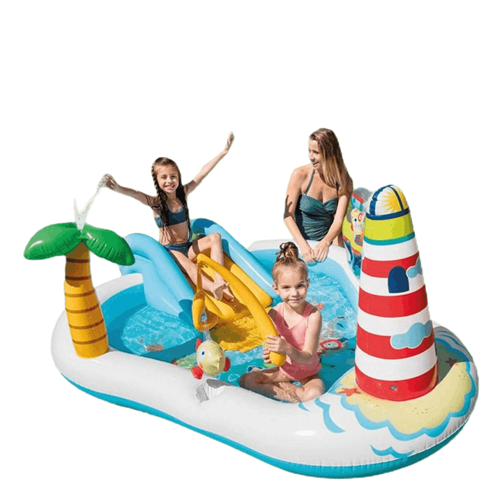 Fishing Fun Play Center Patterned