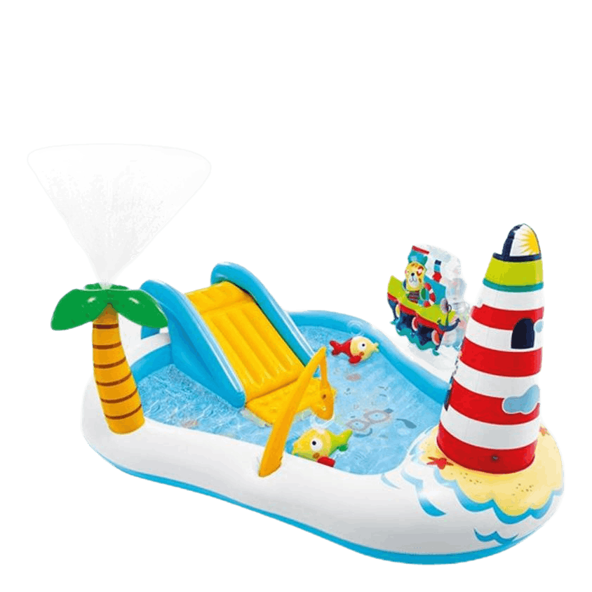 Fishing Fun Play Center Patterned