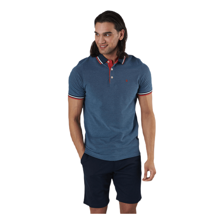 Epaulos Polo Ss Blue