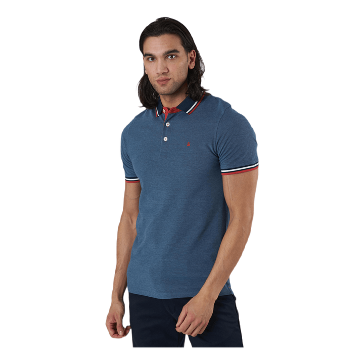 Epaulos Polo Ss Blue