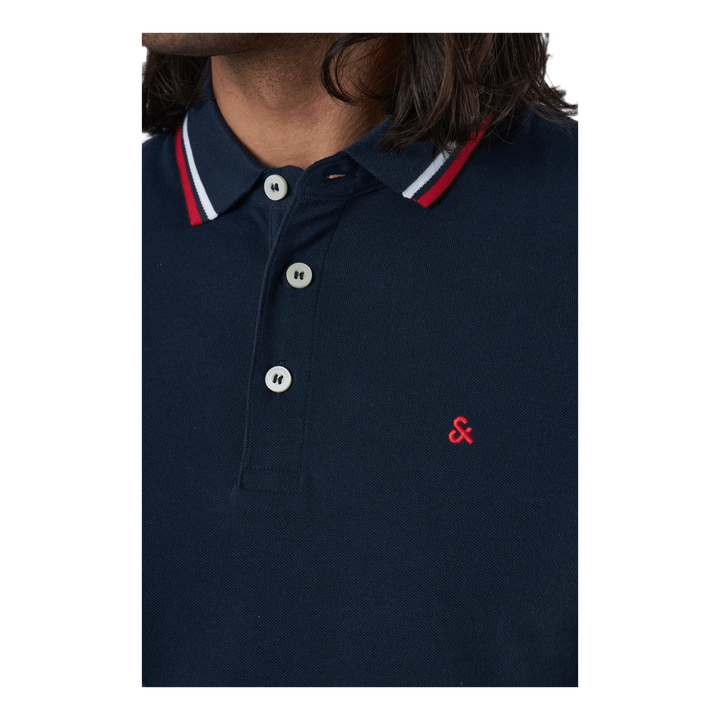 Epaulos Polo Ss Blue