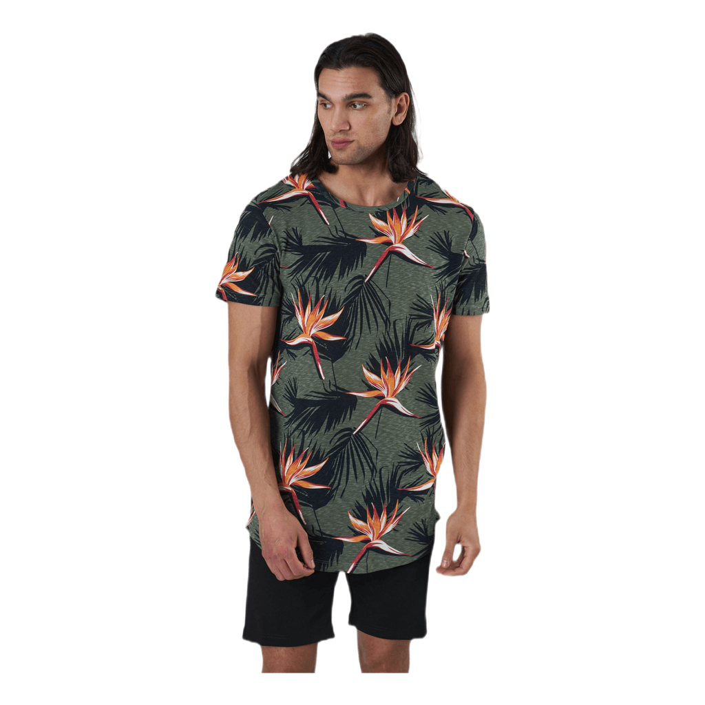 Florall Tee Ss Crew Neck