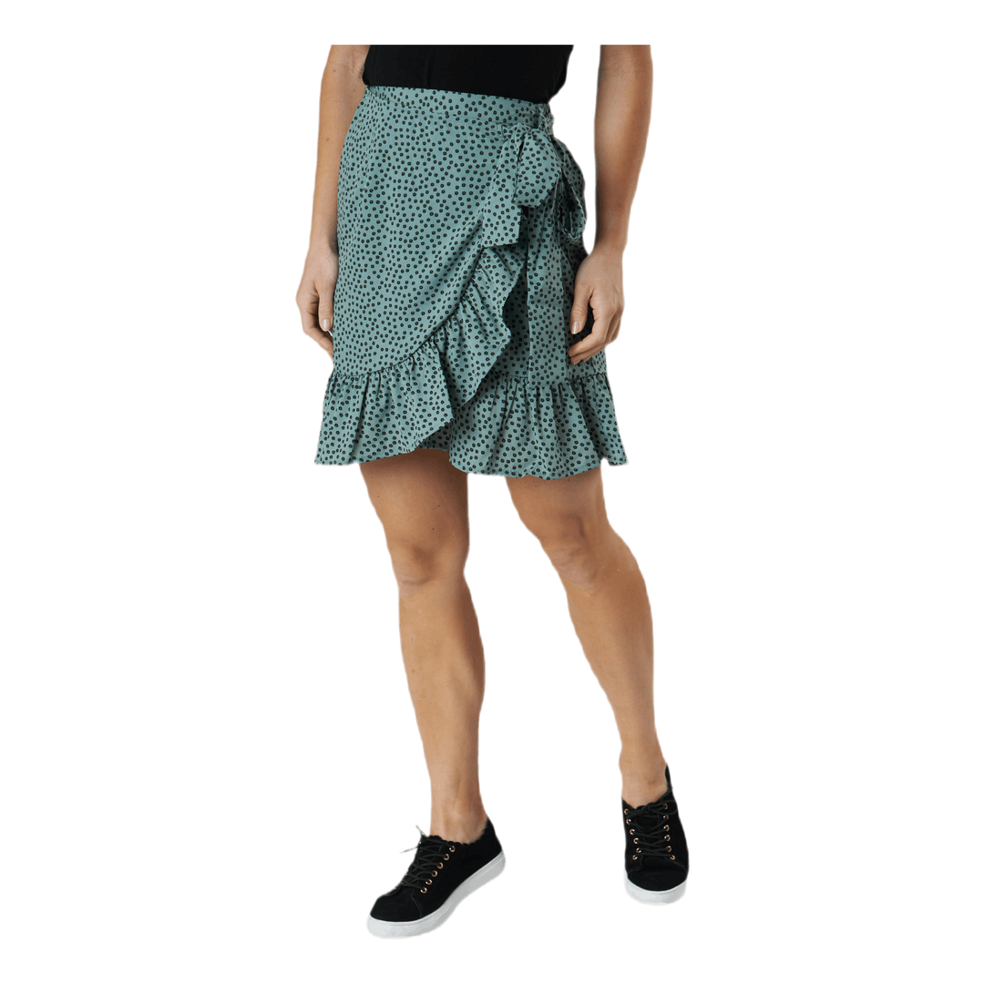 Olivia Wrap Skirt Wvn Green