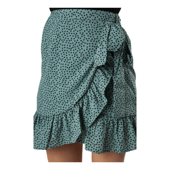 Olivia Wrap Skirt Wvn Green