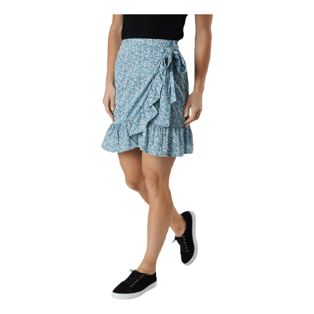 Olivia Wrap Skirt Wvn Blue