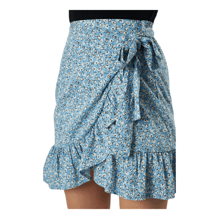 Olivia Wrap Skirt Wvn Blue