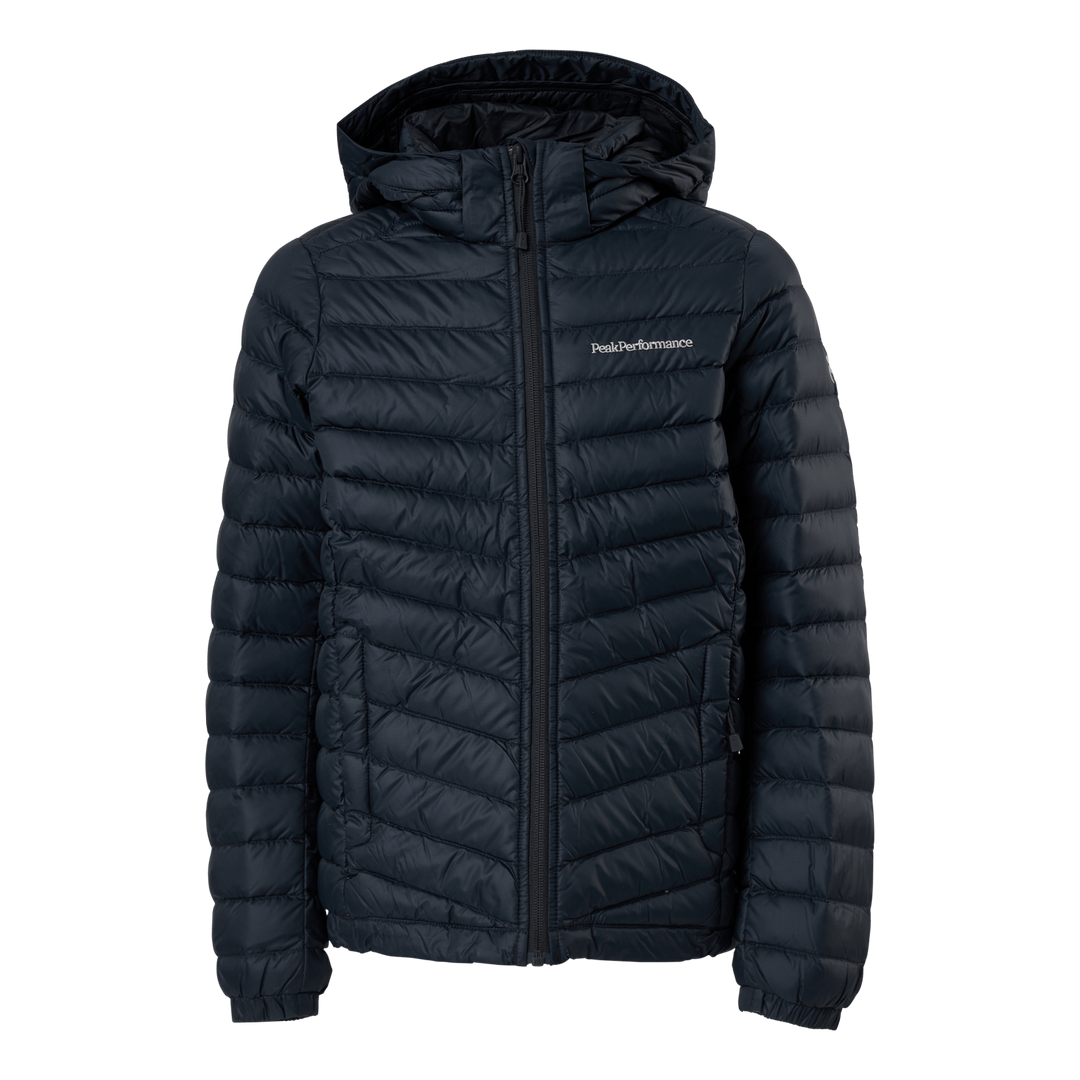 Peak Performance Junior Frost Down Hood Jacket Black Sportamore