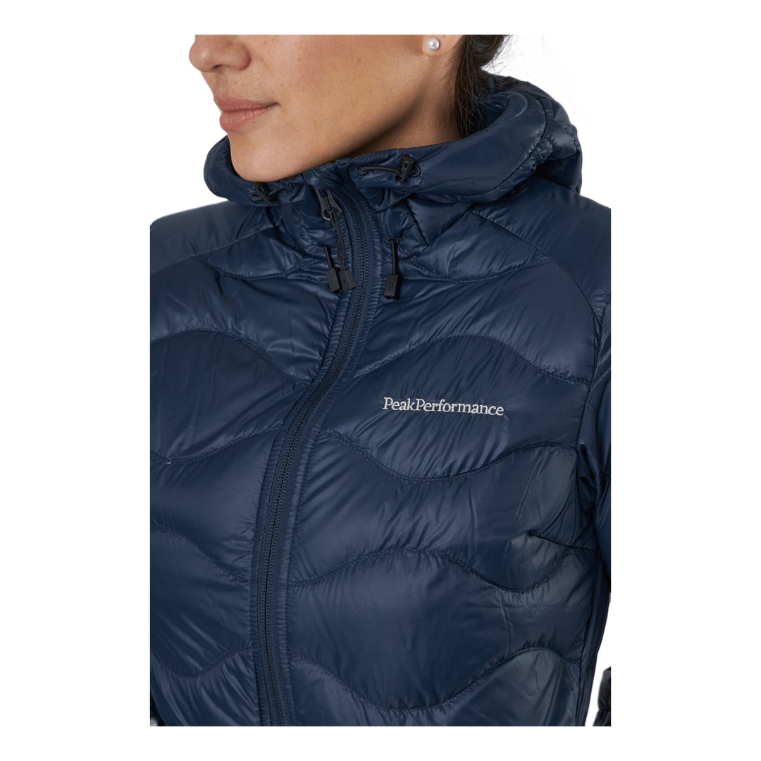 W Helium Hood Jacket Blue Shadow