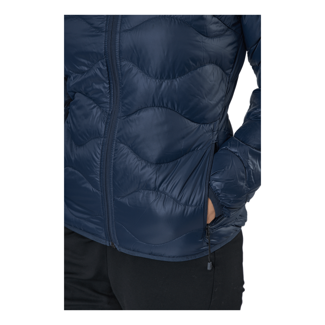 W Helium Hood Jacket Blue Shadow