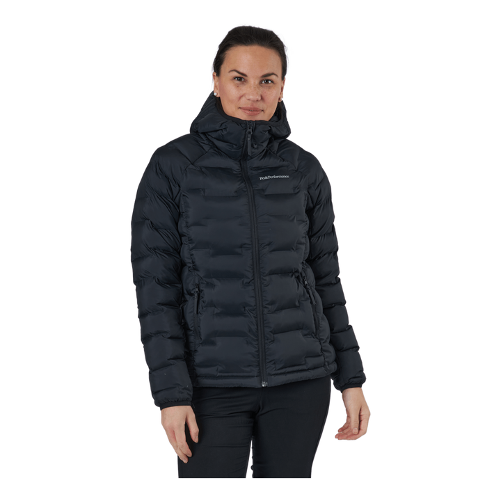 W Argon Hood Jacket Black