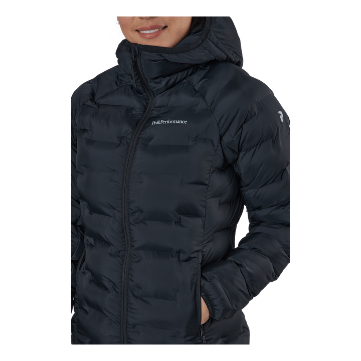 W Argon Hood Jacket Black