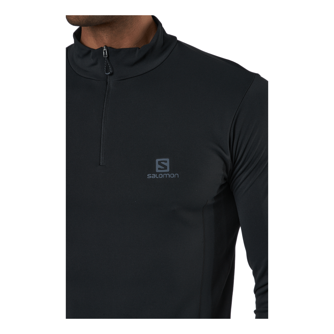 Explore Seamless Half Zip Black