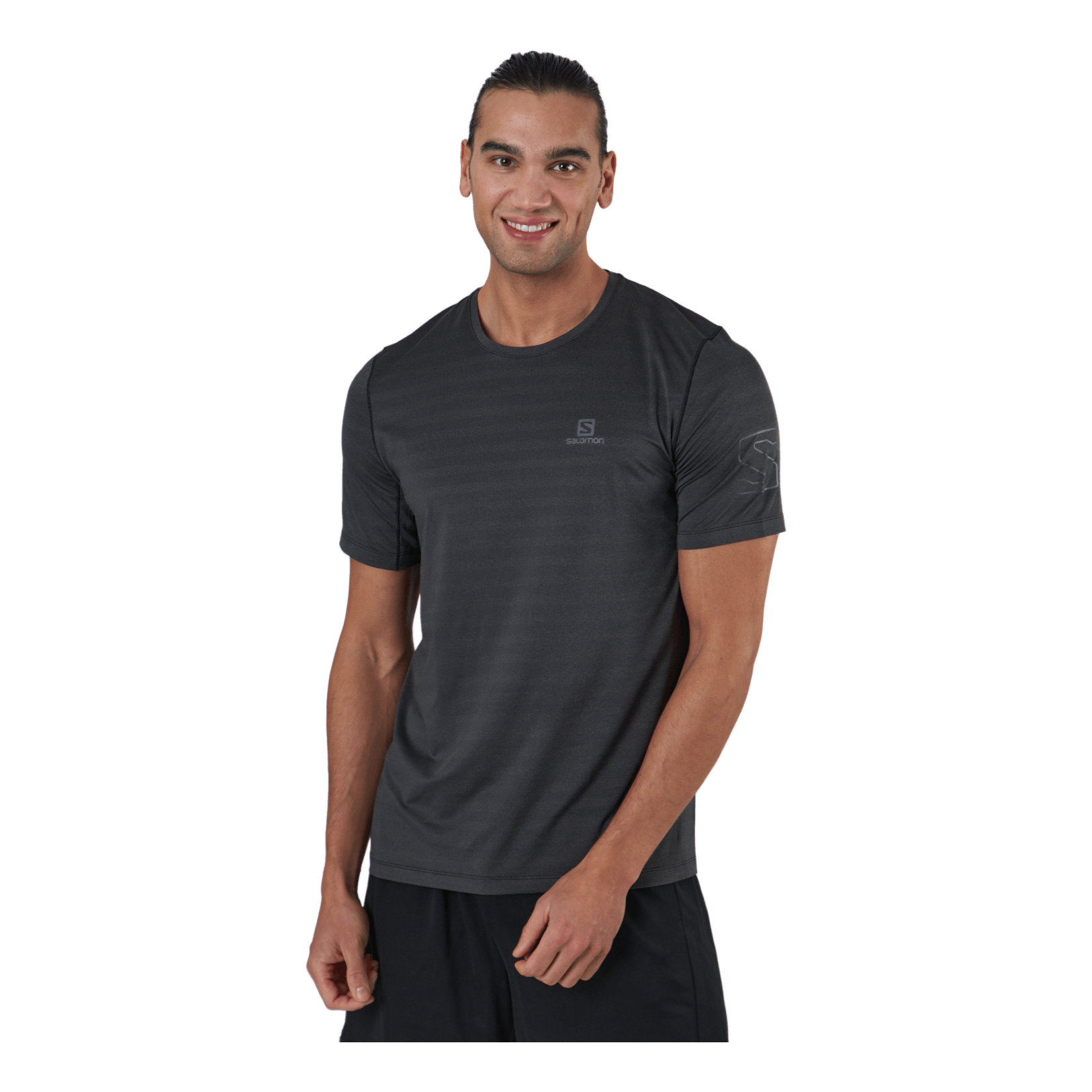 Salomon Xa Tee M Black/heather � Sportamore.com