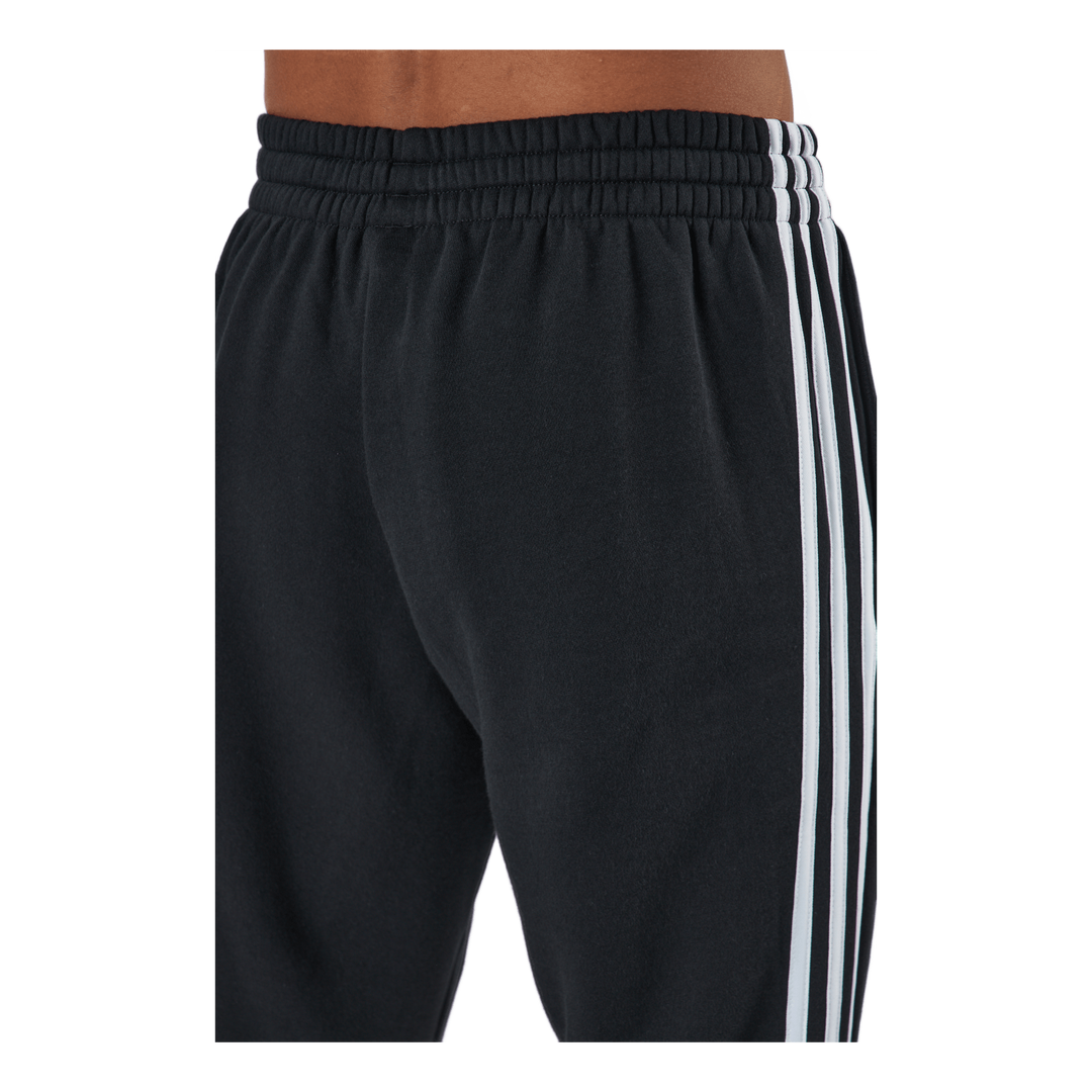 Essentials Tapered Cuff 3 Stripes Pants Black / White