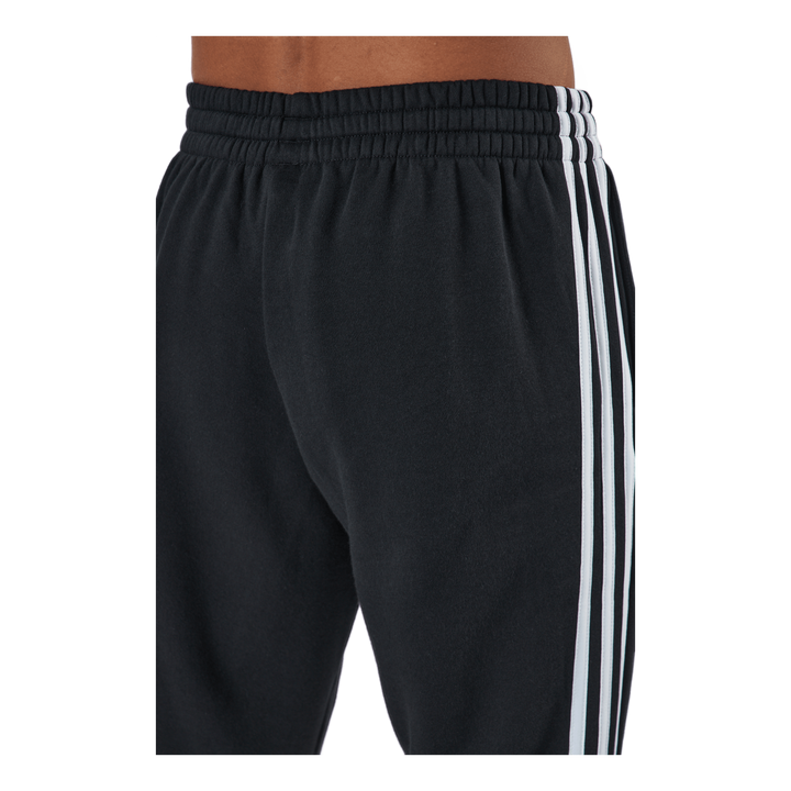 Essentials Tapered Cuff 3 Stripes Pants Black / White