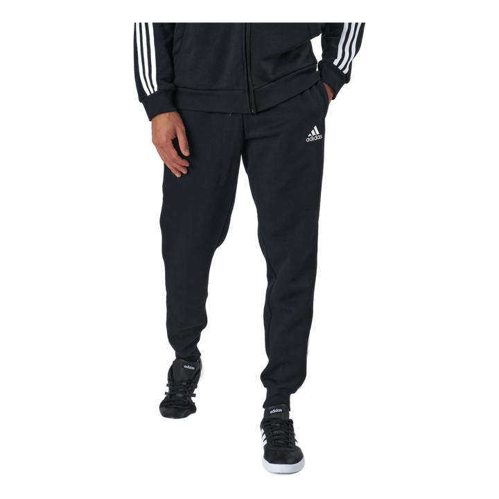 adidas Essentials Slim 3 Stripes Pants Black White Sportamore