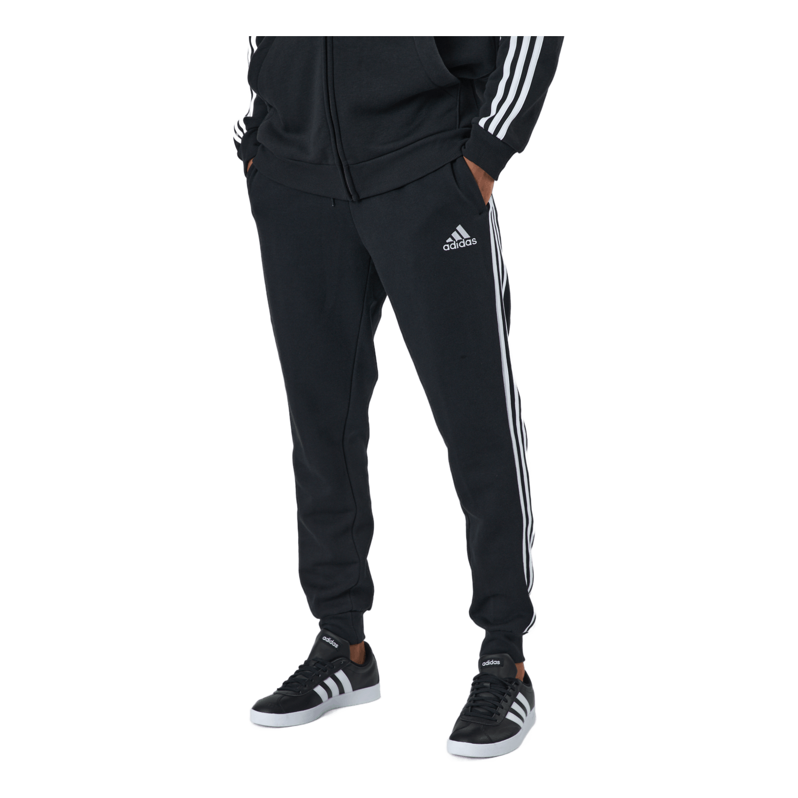 Adidas slim 3 stripes sweatpants discount
