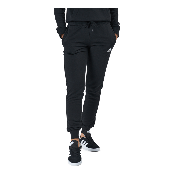 Essentials Slim Tapered Cuffed Pant Black / White