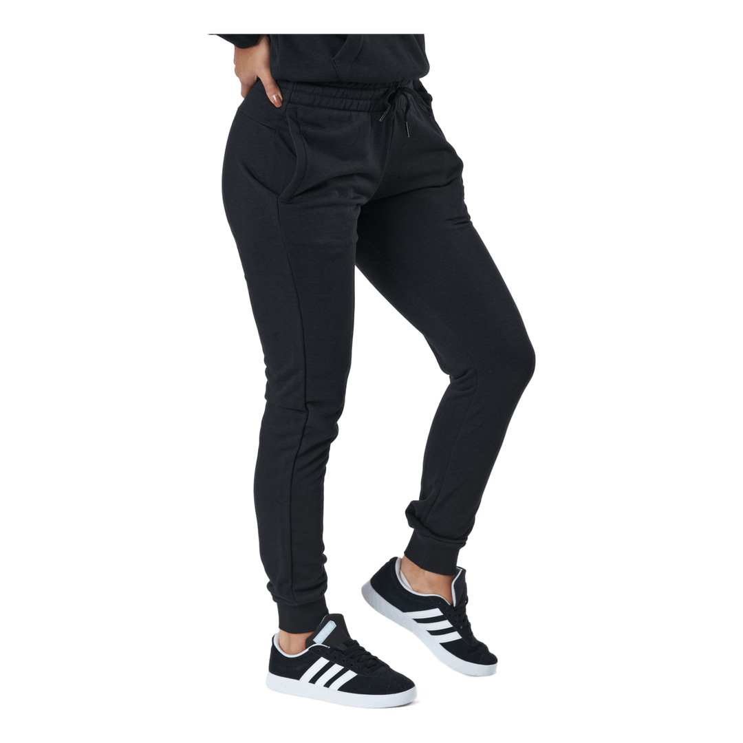 Essentials Slim Tapered Cuffed Pant Black / White