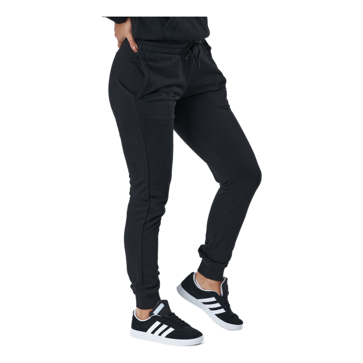 Essentials Slim Tapered Cuffed Pant Black / White