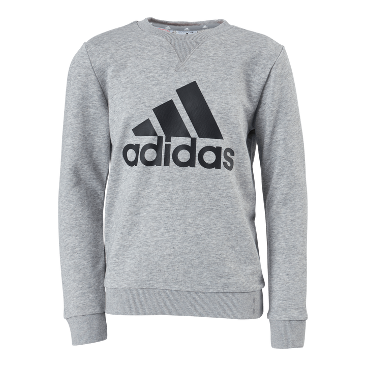 Adidas Boys Essentials Big Logo Sweatshirt Medium Grey Heather / Black