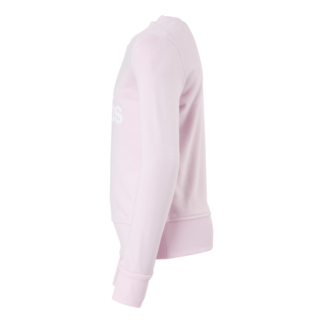 Adidas Girls Essentials Big Logo Sweatshirt Clear Pink / White