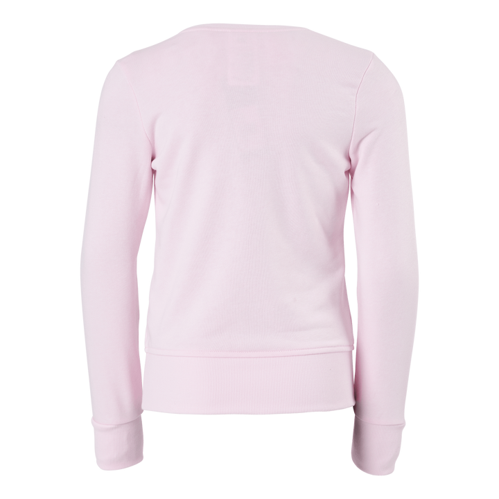 Adidas Girls Essentials Big Logo Sweatshirt Clear Pink / White