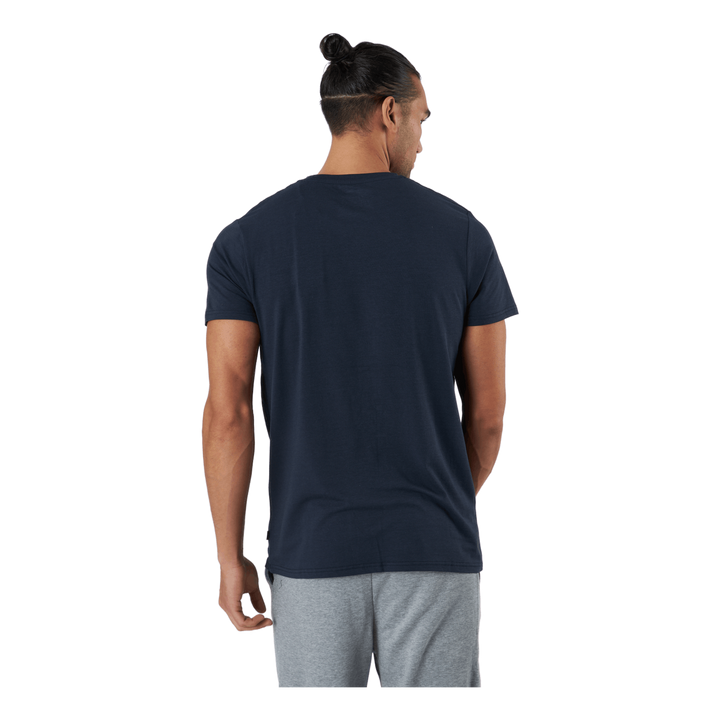 R-neck Tee Bamboo Navy