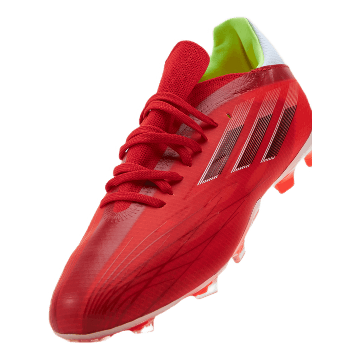 X Speedflow.1 Firm Ground Boots Red / Core Black / Solar Red