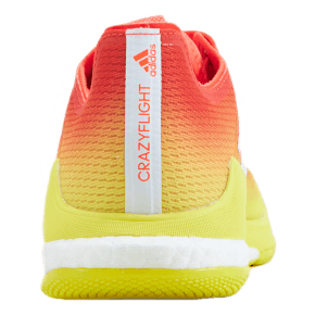 CrazyFlight Volleyball Shoes Solar Red Cloud White Acid Yellow