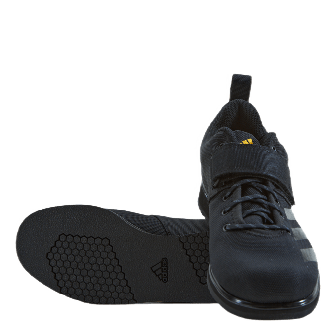 Powerlift Weightlifting Shoes Core Black / Core Black / Solar Gold